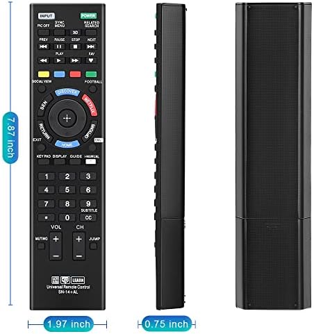 Gvirtue Universal Remote Control for Sony TV, Replacement for Almost All Sony Bravia 4K 8K UHD HD LED OLED LCD Smart TV, with Netflix Button