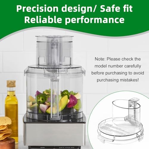 DFP-14NWBCT1 Replacement Food Processor Work Bowl Cover,Compatible with Cuisinart food Processor DLC-005AGTXT1 Bowl, Fits Model DFP-14
