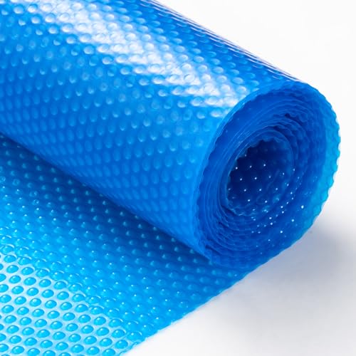 VEVOR Solar Pool Cover, 32 x 16 ft Rectangle Solar Blanket for Pools, 16 mil Solar Covers for Inground Above Ground Swimming Pool Solar, Blue