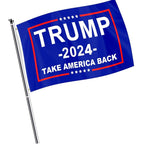 ERT Donald Trump 2024 Flag 3X5 Foot Take America Back Flag President Flags 3x5 ft with Brass Grommets MAGA