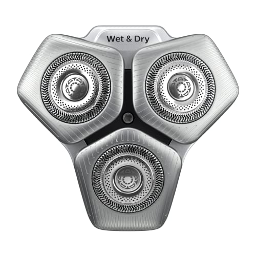 Philips Norelco Genuine SH91/52 Replacement Shaving Heads Compatible with Norelco Shaver Series S9000 and 9000 Prestige, Latest Version for Refreshed SH90/70, SH98/70, and SH98/80