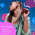 Goody Ouchless Women's Elastic Hair Ties - Assorted Neon, 30 Count + 3 Bonus - 4MM for Medium Hair - Long-Lasting Braids, Ponytails, and More - Pain-Free Hair Accessories (Packaging May Vary)