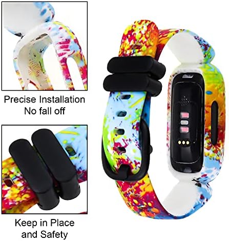 Ace 3 Floral Bands Replacement for Fitbit Ace 3 Watch Band, Skin-Friendly Colorful Pattern Ace 3 Watchband Straps Wristband Bracelet Band Ace 3 Waterproof Accessories [3 Pack]