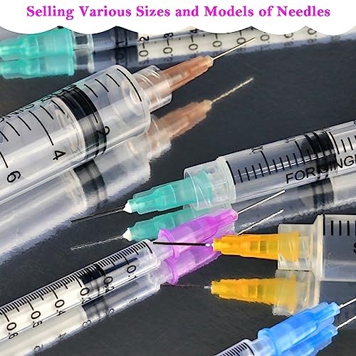 100 PCS 20Ga Dispensing Needle,Individual Package of Injection Syringe Accessories with Luer Lock,Suitable for Refilling Liquid, Inks,Livestock and Industry(1inch/25mm)