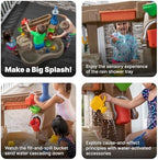 Step 2 Pump & Splash Discovery Pond Water Table, Kids Water Sensory Activity Pool, Summer Outdoor Toys, 10 Piece Toy Accessories, For Toddlers 2+ Years Old