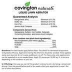 Liquid Aerator (32oz) - Liquid Lawn Aerator Loosens & Conditions Compacted Soil for Increased Nutrient Uptake - USA Made, Minerals, Nutrients, Humic Acids, & Microbes for Healthier Growth