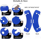 Curved Transfer Board Wheelchair Accessories for Transferring to Wheelchair ，Chair, Bed, Toilet, Car for Patient, Elderly, Disabled, 31.1 * 9.84 * 0.46" 3.64 lbs ABS Transfer Devices (Blue)