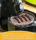 Dehydrator Rack Stainless Steel Stand Ninja Foodi Air Fryer Accessories. Dehydrator Rack for Ninja Foodi 6.5 & 8 Qt and Ninja Pressure Cooker, Compatible with Instant Pot Duo Crisp 8 Qt