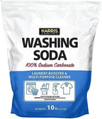 Harris Washing Soda, Sodium Carbonate, Laundry Booster and Multipurpose Cleaner, 10lb