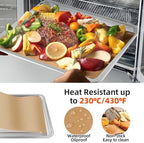 Air Fryer Liners Compatible with Breville the Smart Oven Air Fryer Pro, 100 PCS Unbleached Baking Parchment Paper Disposable with 4 PCS AirFryer Oven Liners Accessories for Breville BOV900BSS