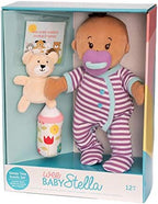 Manhattan Toy Wee Baby Stella Beige Sleepy Times Scent 12" Soft Baby Doll Set