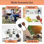 DEBETOOL 2 Pack Sturdy Leather Fly Swatter for Indoors - (19.7”)Long Handle Heavy Duty Wood Fly Swatter With Hanging Rope, Durable Fly Swatter for Outdoor Rustic Bug Swatter Flies,Mosquitoes And Bees