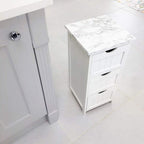 Glossy Marble Contact Paper Granite White/Grey Kitchen Countertop Cabinets Furniture Refurbishment Wall Paper Thick Removable Wallpaper Peel and Stick Wall Decor Vinyl Wrap 11.8"x78.7"