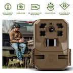 Moultrie Edge Cellular Trail Camera - Auto Connect - Nationwide Coverage - HD Video-Audio - Built in Memory - Cloud Storage - 80 ft Low Glow IR LED Flash