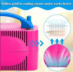 Electric Air Balloon Pump, Portable Dual Nozzle Electric Blower Inflator for Decoration, Party, Sport,Gifts:2 Tying Tools