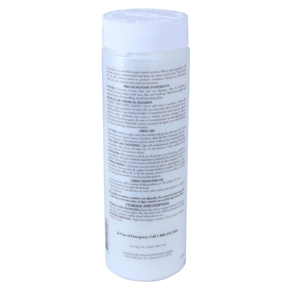 SpaChoice 2-Pounds Premium Re-Energize Spa Shock, Hot Tub Shock, Made in USA