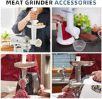 Universal Meat Grinder Pusher Stomper for Kitchenaid Lem Meat Food Grinder Parts, Meat Grinder Attachments Replacement for Lem Meat Grinder Pusher Tool, 9.8 Inch HDPE Food Grade Material, 1 Pcs