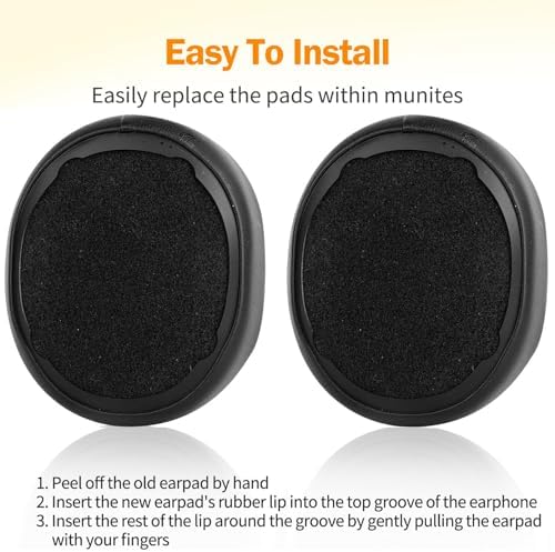 Skullcandy Crusher ANC Wireless Replacement Pads - Cooling Gel Earpads Upgrade for Crusher ANC/Evo/360, Hesh 3/Evo Headphones