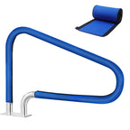 Pool Handrail Cover, 6 Feet Swimming Pool Hand Railing Covers with Zipper Non Slip Anti-Scald Safety Rail Grip Handles Sleeve for Swimming Pools Inground Ladder Hand Rail Grips-Blue