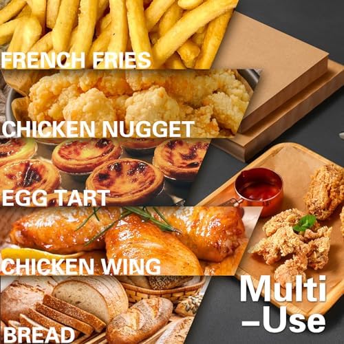 Air Fryer Paper Liners Disposable Compatible with Breville the Smart Oven Air Fryer Pro BOV900BSS, 200 PCS Parchment Paper Sheets for Baking Airfryer paper Liners Accessories for Breville