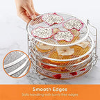 SICHEER Dehydrator Rack Stainless Steel Stand Accessories Compatible with Ninja Foodi Pressure Cooker and Air Fryer 6.5Quart