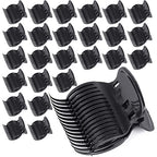 Tbestmax 24 Hot Roller Clips for Hair Curler Claw Clip Replacement Hair Section Styling for Women Girls Black