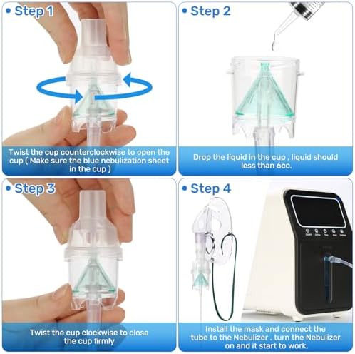 2 Set Nebulizer Replacement Kit for Adult