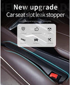 2PCS Car Seat Gap Filler - Car Seat Gap Filler Organizer for Holding Phone,Key,Purse - Universal Car Gap Filler Fits Car Truck SUV Car Interior Accessories (Black/2PCS)…