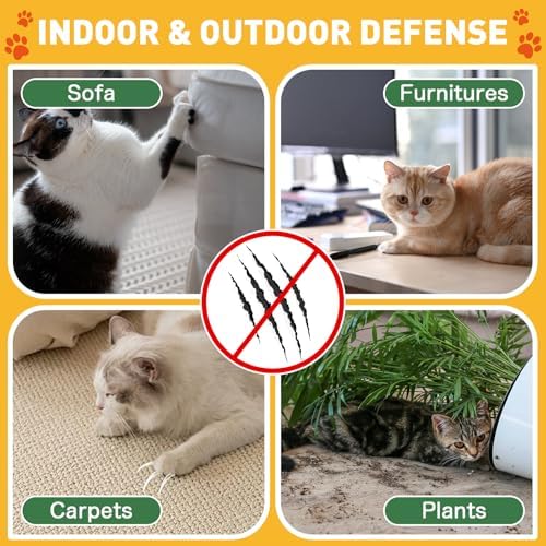 Cat Repellent Spray, Cat Deterrent Spray - Indoor & Outdoor Training Safe, Protect Furniture, Sofas, Rugs, Restricted Areas-for Behavior, Natural, Effective