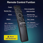 Replacement Voice Remote for Samsung Smart TVs, for Samsung-TV-Remote, for Samsung Crystal UHD QLED Curved 4K 8K Smart TVs(2020/2021)
