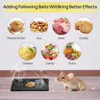 MEILEN Mouse Traps Indoor, Glue Traps for Mice and Rats, Super Heavier Rat Traps Large Size Pre-Scented Strengthen Sticky Mouse Traps for Home Safe for Children & Pets-12Packs