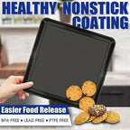 2 Pack 13" × 13" Professional Baking Sheet, Air Fryer Accessories, Replacement Baking Pan for Ninja SP100, SP101, SP1001C, SP201 Foodi Air Fry Oven, Nonstick Sheet Pan for Foodi 8-in-1 Air Fry Oven