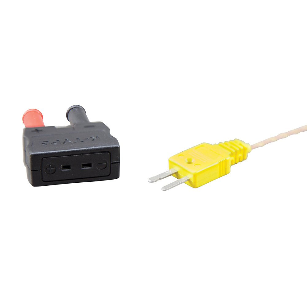 Klein Tools 69142 K Type Thermocouple, High Temperature Thermocouple Measures 32 to 896 Degrees, with Adapter