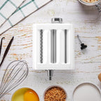 Pasta Maker Attachment for KitchenAid Stand Mixers 3 in 1 Pasta Machine Includes Pasta Sheet Roller, Spaghetti & Fettuccine Cutters, with Cleaning Brush - Premium Accessories for Homemade Pasta