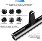 Car Air Fresheners Scents Diffuser Vent Clips Perfume Essential Oil sticks Fro Women Men Automotive Fragrance Decoration Accessories(Black)