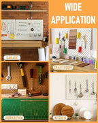 INCLY 278PCS Pegboard Accessories Organizer Kit, Peg Board Hooks Assortment with Bins for Organizing Various Tools, Fit 1/8 or 1/4 inch Pegboard for Hanging Storage, Garage Wall Attachments
