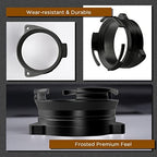 2023 New Upgraded 54mm Espresso Dosing Funnel | Hands-Free Dosing Funnel Espresso Machine Accessories | 54mm Funnel Replacement Fit for Breville Machine 870/879/880/875 (Black)