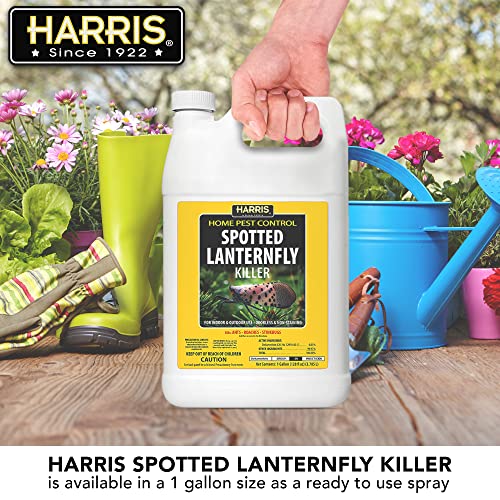 Harris Spotted Lantern Fly Killer, Odorless and Non Staining Ready to Use Spray, 128oz