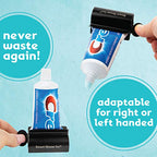 Toothpaste Squeezer Tube Roller Stainless Steel Tube Squeezer Rollers, Saves Toothpaste, Creams, Puts an end to Waste - Simple and Practical [Black]