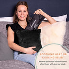 MOYOAMA Hysterectomy Pillow with Cooling Packs Included - Hysterectomy Recovery Products to Protect Vulnerable Areas - C Section Recovery Seatbelt Pillow to Relieve Pressure - Hysterectomy Gifts