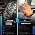 Relentless Drive Professional Car Duster Brush - Interior New Car Accessories for Women & Men - Lint & Scratch Free