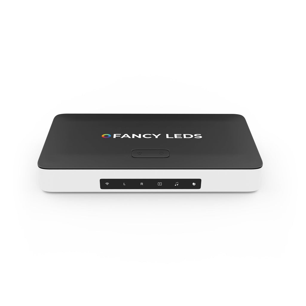 FANCY LEDs Sync Box Ambient TV Backlighting Syncing Box HDMI 2.0 All TV Sizes Fancyleds (70" to 90")