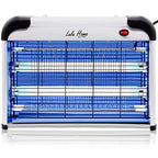 Lulu Home Electric Bug Zapper, Aluminium Indoor Insect Killer for Mosquito, Bug, Fly with Powerful 2800V Grid 20W Bulbs