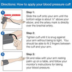 Microlife Wide-Range Replacement Blood Pressure Cuff for Upper Arms 8.7-16.5-Inch