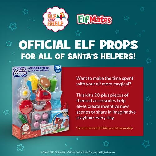 The Elf on the Shelf Polar Props - Help Elves Create New Scenes or Share Pretend Play - Includes 20-Plus The Elf on the Shelf Accessories