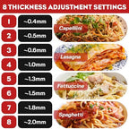 Pasta Maker Attachment for KitchenAid Stand Mixer, 3-in-1 Pasta Maker Includes Pasta Roller, Spaghetti Cutter & Fettuccine Cutter, Stainless Steel Pasta Attachment for KitchenAid Accessories by Cofun