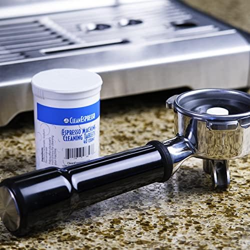 CleanEspresso - Breville Cleaning Kit - 40 Breville Compatible Cleaning Tablets + 2 Espresso Machine Water Filters + 2-Use Descaler - Espresso Machine Accessories