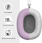 Case for Airpods Max Headphones,Ear Pad Case Cover/Ear Cups Cover/Headband Cover for AirPods Max(USB-C/Lightning)(2024/2020),Silicone for Apple Airpod Max, Accessories Cases(Lavender Purpl)