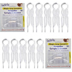 Hair Pins - Plastic, U-shaped Magic Grip Hairpins, Strong Durable Pins For Fine, Thick & Long Hair, Hair Styling Accessories, Set of 20 (Crystal)