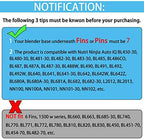 2 PACKS 7 FINS Extractor Blades Replacement Part Bottom Blade for Ninja Blender for Nutri Ninja Auto iQ BL642 NN102 BL682 BL2013 and More